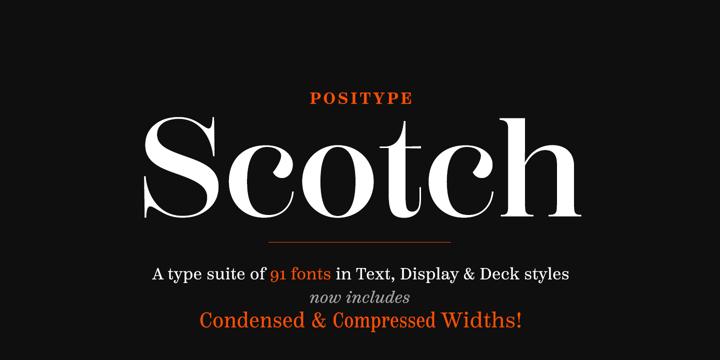 Scotch Font Poster 15