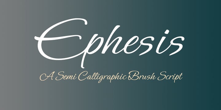 Ephesis Font Poster 1