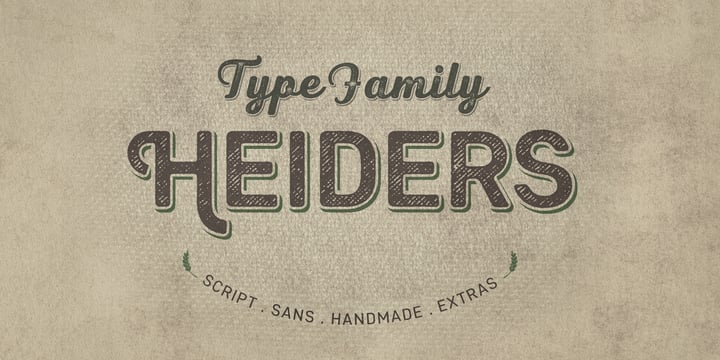 Heiders Font Poster 11