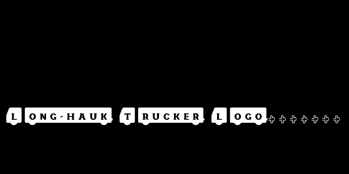 Longhaultrucker Logo Font Poster 1
