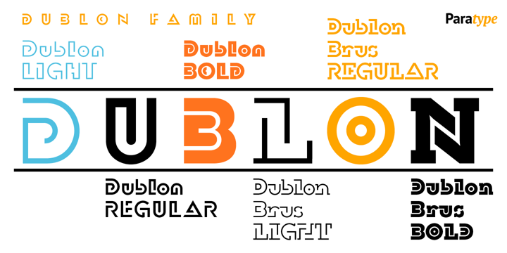 Dublon Font Poster 1