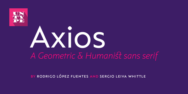 Axios Font Poster 5
