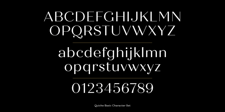 Quiche Font Poster 23