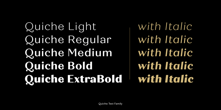Quiche Font Poster 12