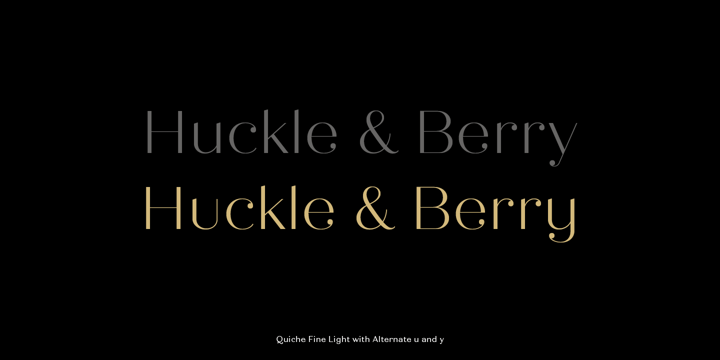Quiche Font Poster 9