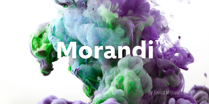 Morandi Font Poster 1