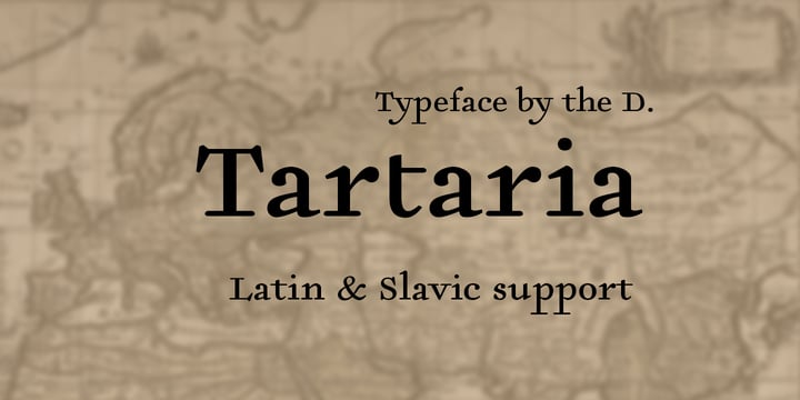 Tartaria Font Poster 1