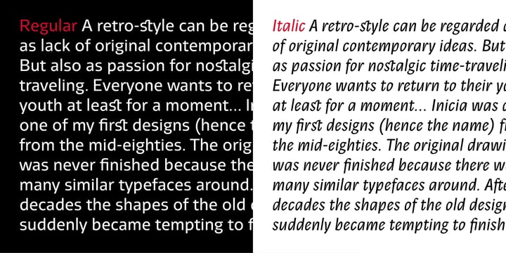Inicia Font Poster 4