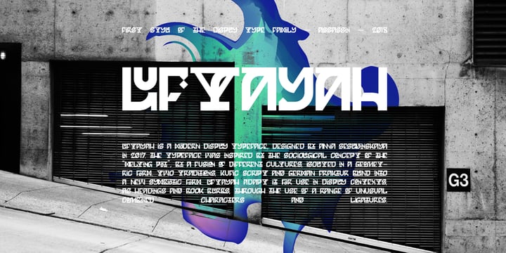 Luftayah Font Poster 1