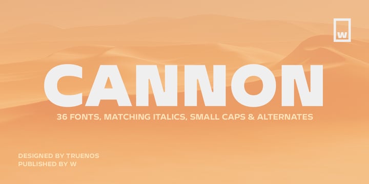 Cannon Font Poster 1