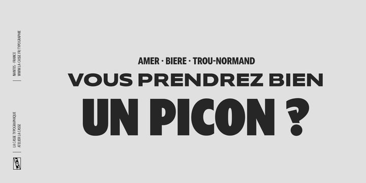LCT Picon Font Poster 6
