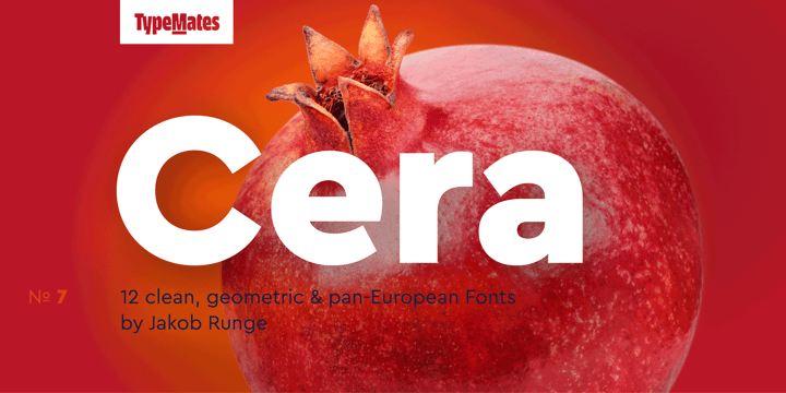 Cera Pro Font Poster 2