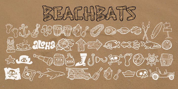 Beachbats Font Poster 1