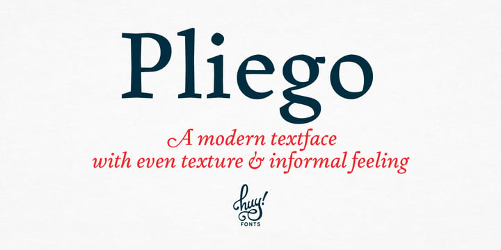 Pliego Font Poster 1