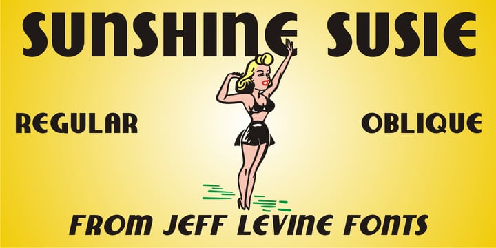 Sunshine Susie JNL Font Poster 1