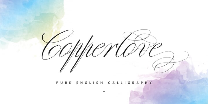 Copperlove Font Poster 1
