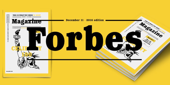 Forbes Font Poster 1
