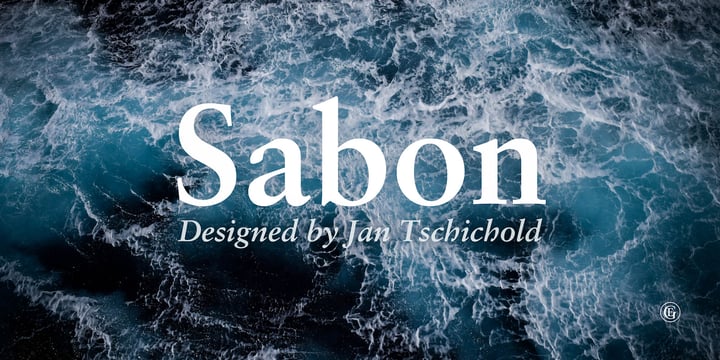 Natural display font - Sabon