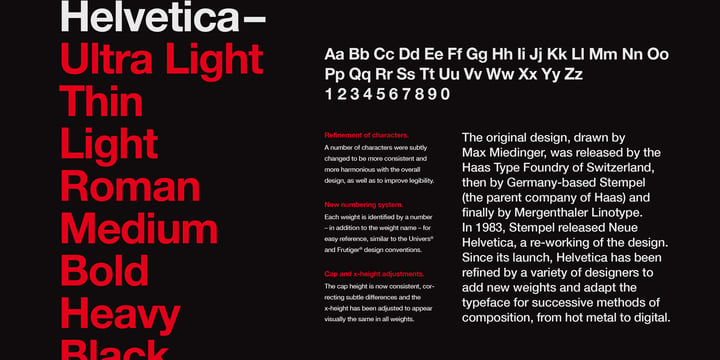 Helvetica Font Poster 4