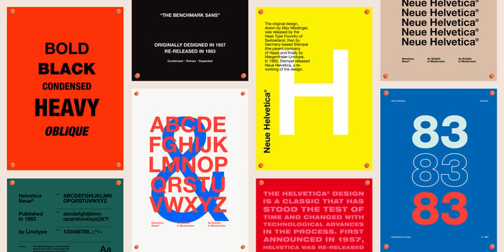 Neue Helvetica Font Poster 7