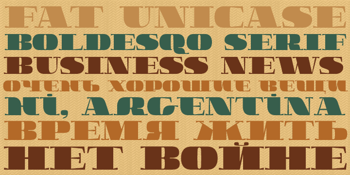 Boldesqo Serif 4F™