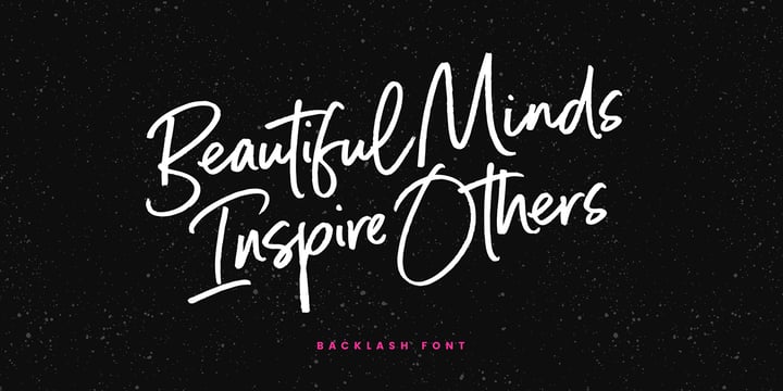 Backlash Font Duo Font Poster 5