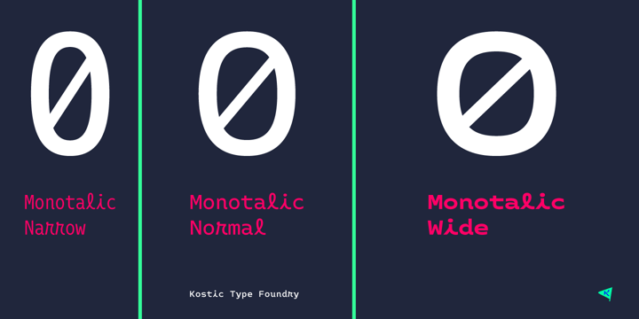 Monotalic Font Poster 7