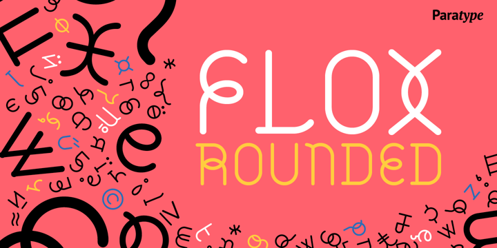 Flox Rounded Font Poster 1