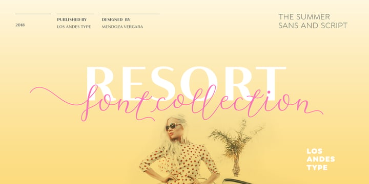 Resort Font Poster 5