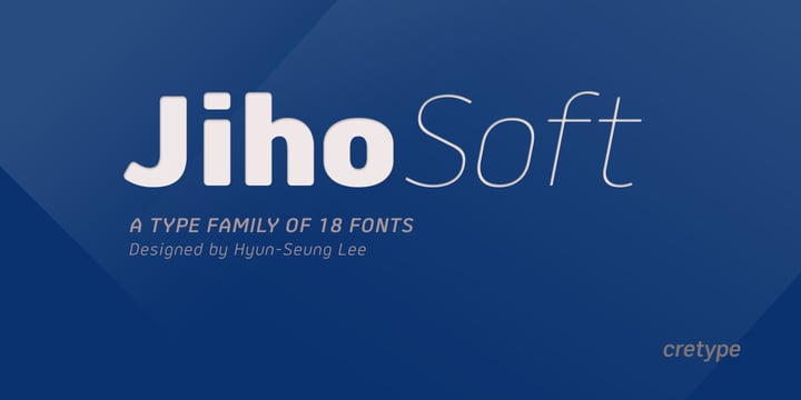 Jiho Soft Font Poster 1