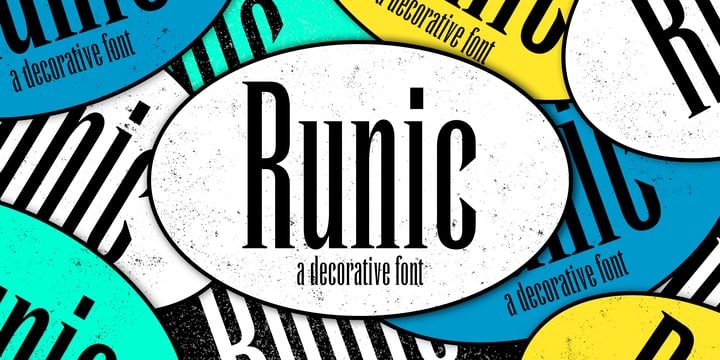 Runic Font Poster 1