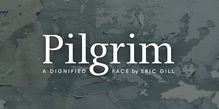 Pilgrim Font Poster 1
