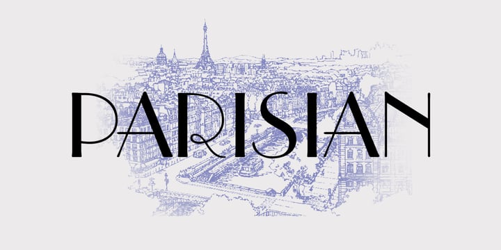 Parisian Font Poster 1