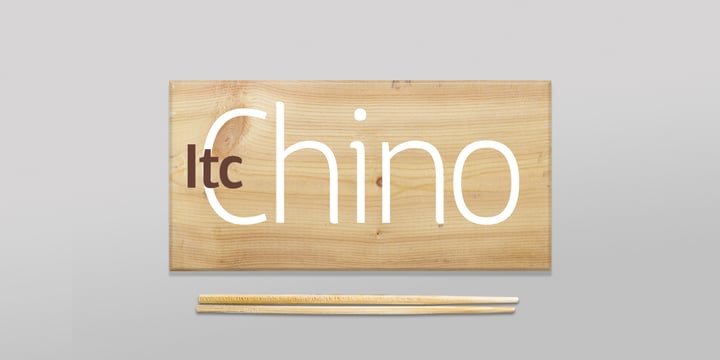 ITC Chino Font Poster 1