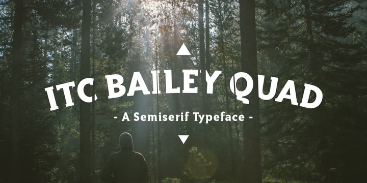 ITC Bailey Quad Font Poster 1