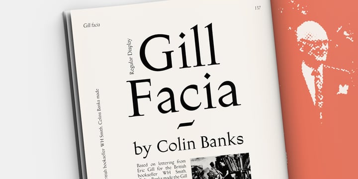 Gill Facia Font Poster 1