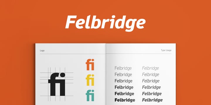 Felbridge Font Poster 1