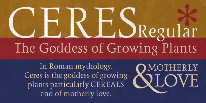 Ceres Font Poster 1