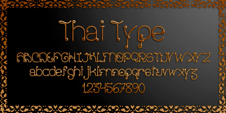 ThaiType Font Poster 1
