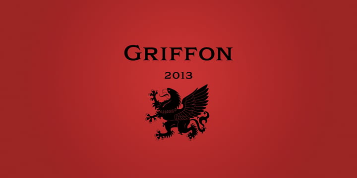 Griffon Font Poster 2