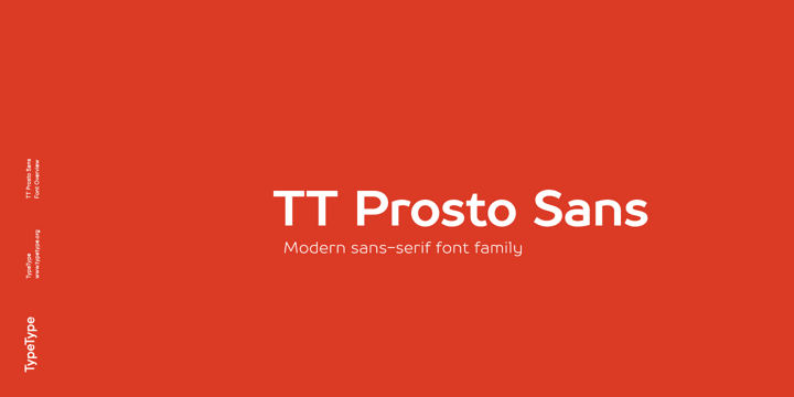 TT Prosto Sans Font Poster 1