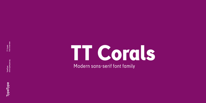 TT Corals Font Poster 1