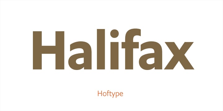 Halifax Font Poster 1