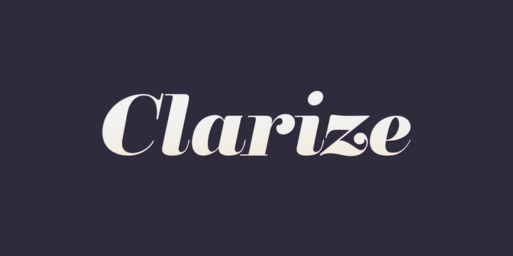 Clarize Font Poster 11