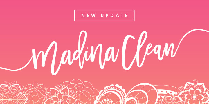 Madina Script Webfont Desktop Font Myfonts