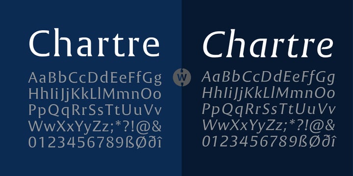 Chartre Font Poster 2