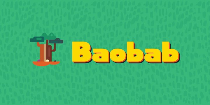 Baobab Font Poster 2