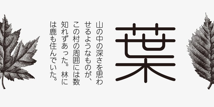 Iwata UD Maru Gothic Pro Font Poster 2