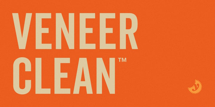 Veneer Clean Font Poster 1