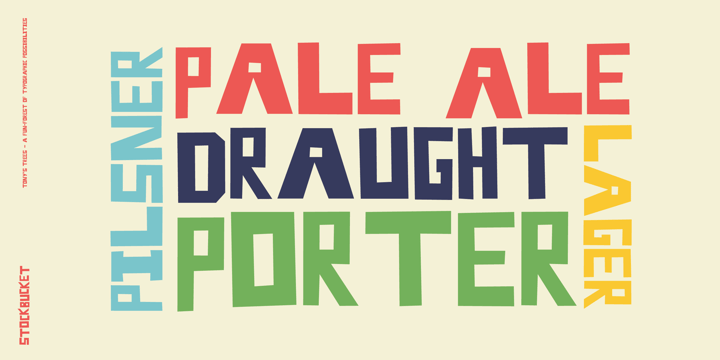 Tonys Trees Font Poster 10